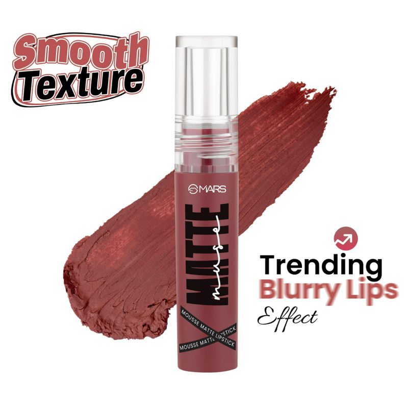 MARS Mousse Matte Lipstick - 01 LEADING LADY