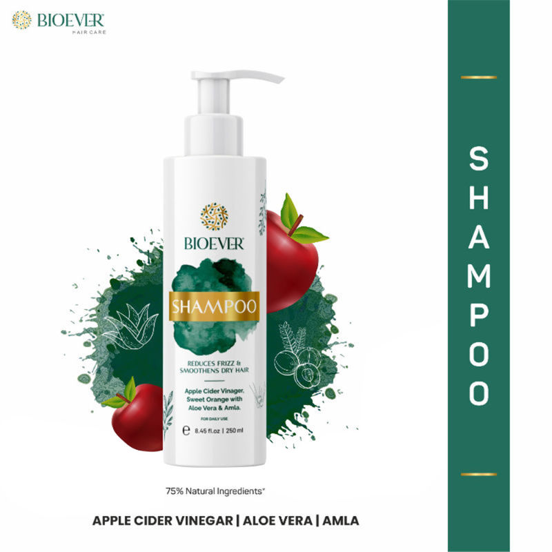 Buy Bioever Apple Cider Vinegar Shampoo with Aloe Vera & Amla Online
