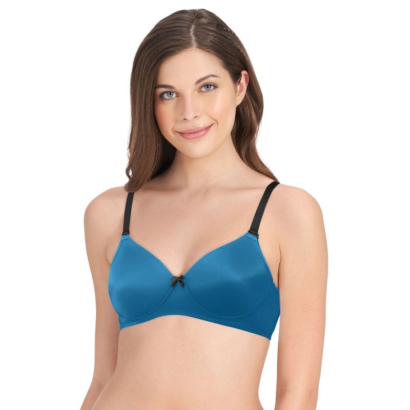 Amante Smooth Dreams Padded Non-Wired T-shirt Bra - Blue (38C)