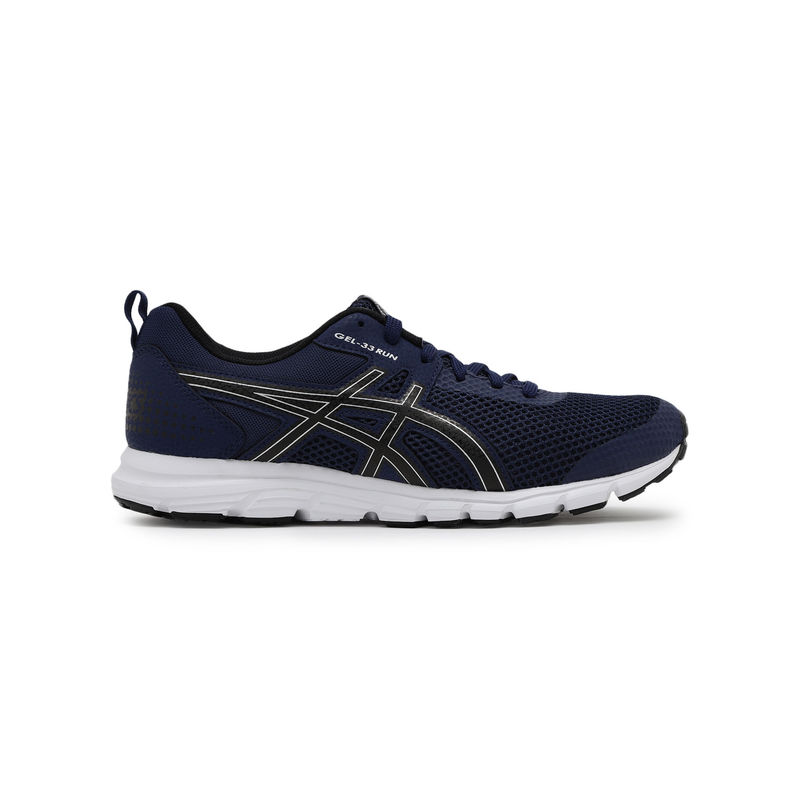 ASICS Mens Blue Expanse Black Gel-33 Run Running Shoes (US 9)