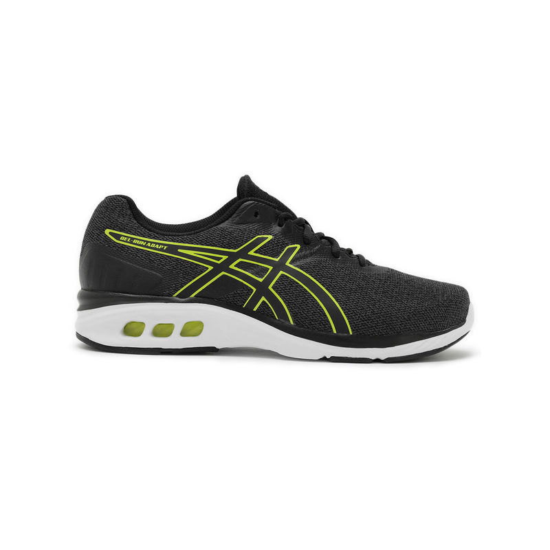 ASICS Mens Black Bright Yellow Gel-Run Adapt Running Shoes (UK 11)