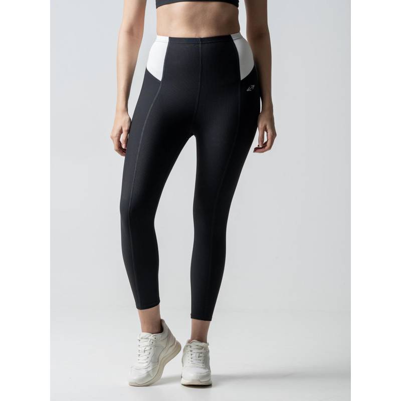 STRCH Flex Play Core Black High Rise Gym Leggings (XL)