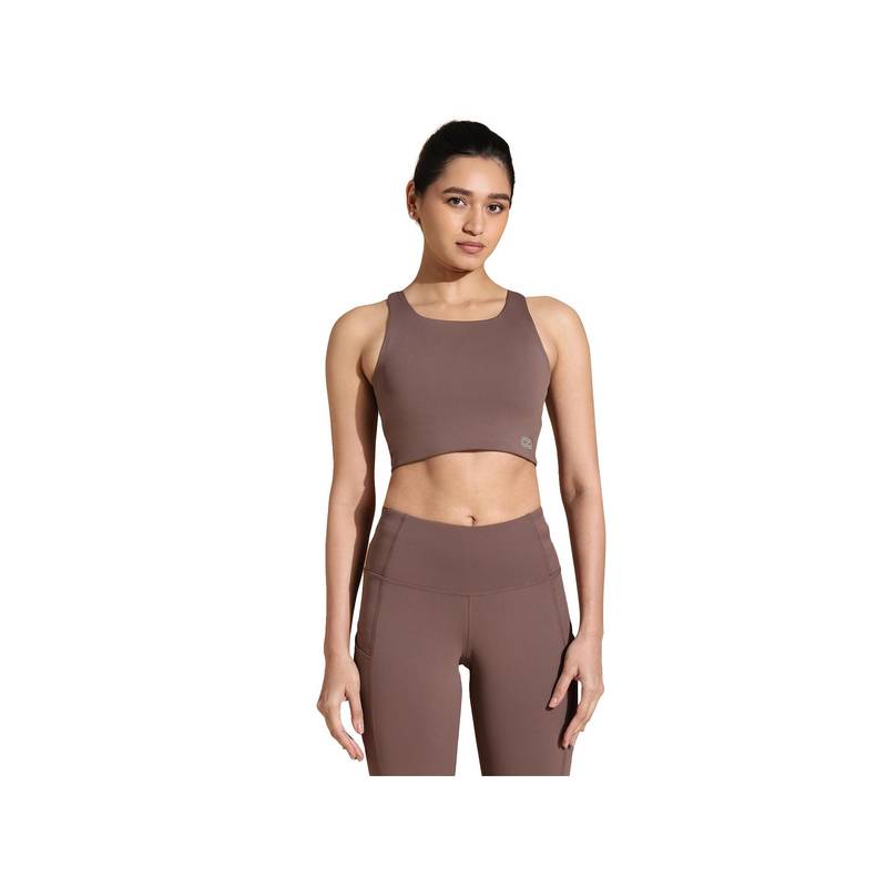 Silvertraq High Impact Action Sports Bra-Brown (L)