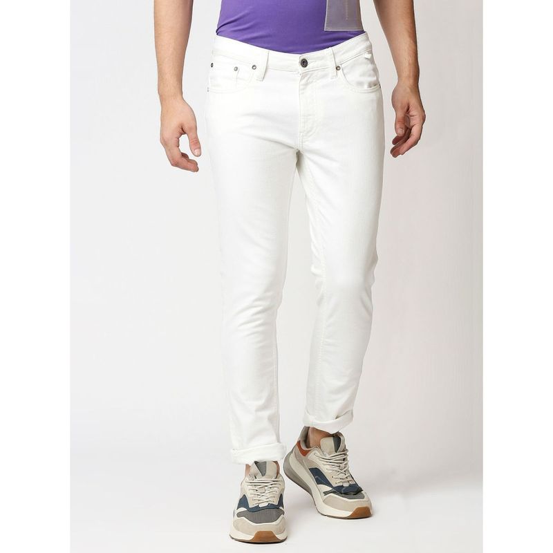 WAIMEA The Classic White Skinny Fit Denim (28)