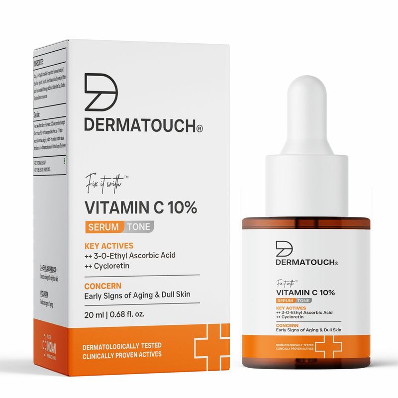 Dermatouch Vitamin C 10% Serum With Cycloretin Brightening, Firming & Anti-Aging Face Serum