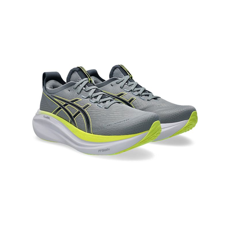 ASICS GEL-NIMBUS 27 Men Grey Running Shoes (UK 8)