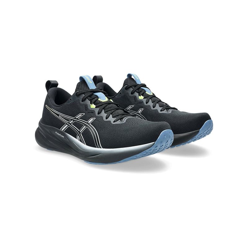 ASICS GEL-PULSE 16 Men Black Running Shoes (UK 8)