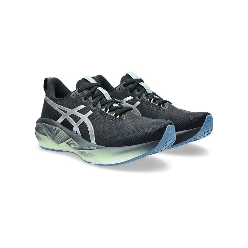 ASICS NOVABLAST 5 LUXE Men Black Running Shoes (UK 6)