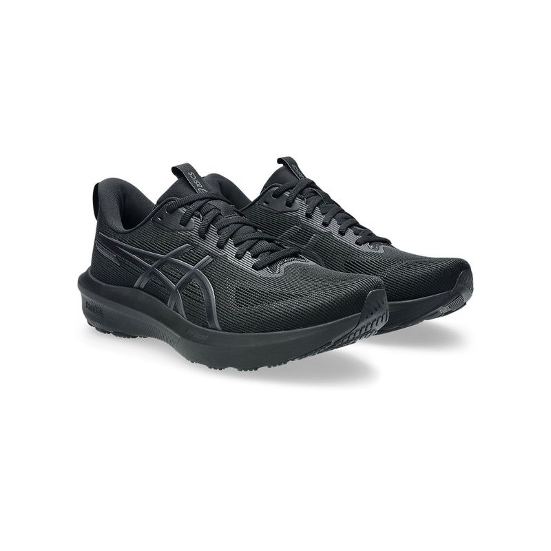 ASICS GT-1000 14 Men Black & Grey Running Shoes (UK 5)