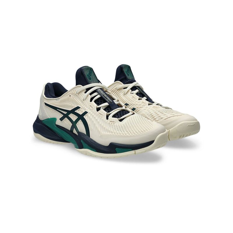 ASICS COURT FF 3 Men Beige Tennis Shoes (UK 6)