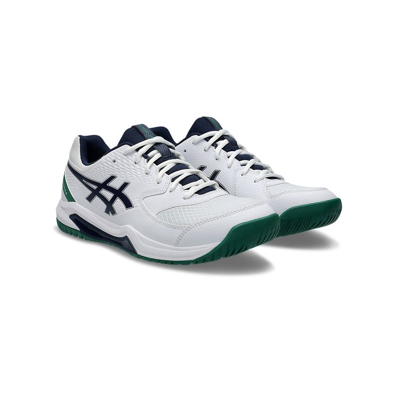 ASICS GEL-DEDICATE 8 Men White Tennis Shoes (UK 8)