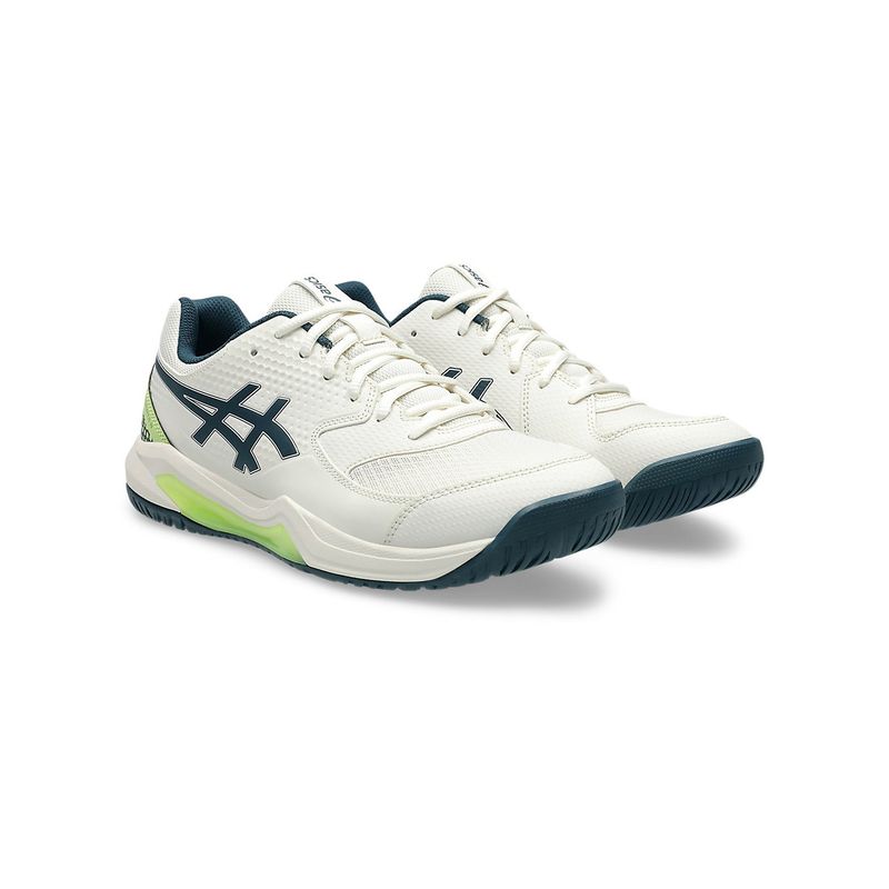 ASICS GEL-DEDICATE 8 PICKLEBALL Men White Tennis Shoes (UK 7)