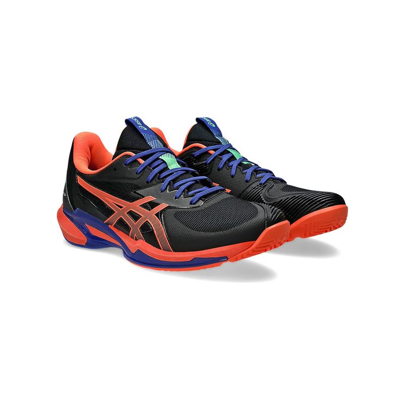 ASICS SOLUTION SPEED FF 3 PADEL Men Black Tennis Shoes (UK 7)