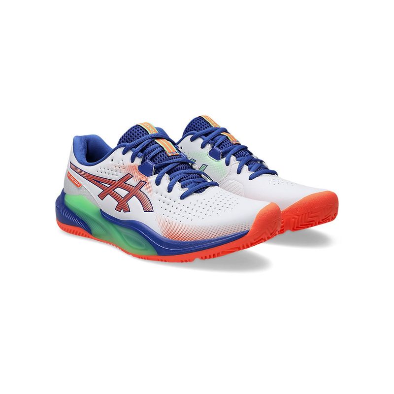 ASICS GEL-CHALLENGER 15 PADEL Men White Tennis Shoes (UK 8)
