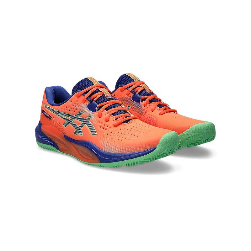 ASICS GEL-CHALLENGER 15 PADEL Men Orange Tennis Shoes (UK 12)