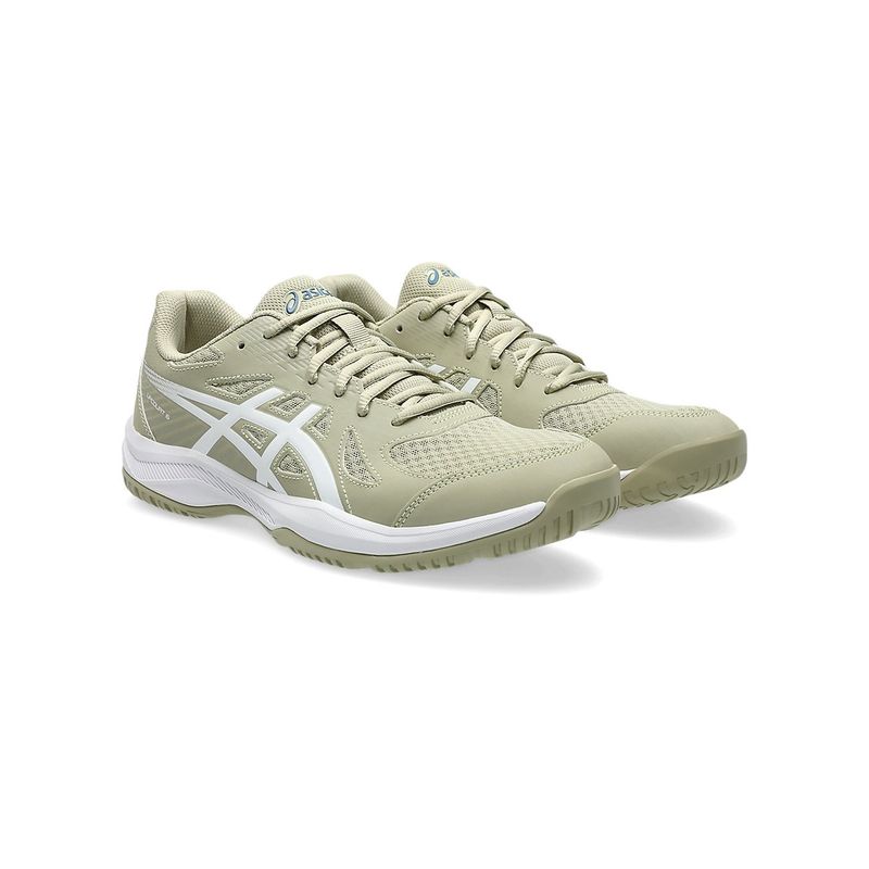 ASICS UPCOURT 6 Men Green Indoor Badminton Shoes (UK 8)