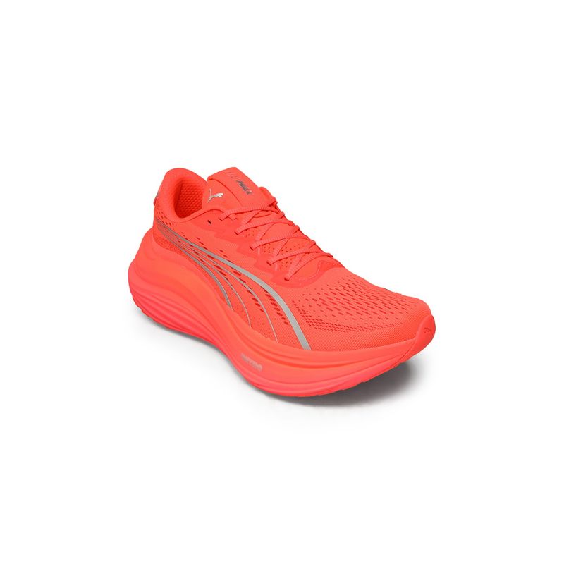 Puma MagMax NITRO Men Maximum Cushioning Red Running Shoes (UK 10)