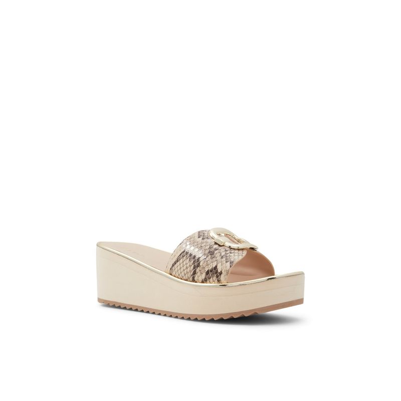 Aldo ONAYLLAN-IN101 Brown Synthetic Eva Wedges Heels (UK 7)