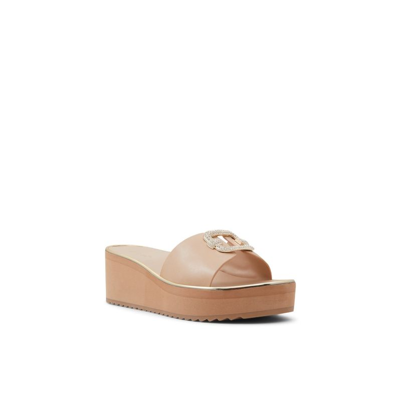 Aldo ONAYLLAN-IN270 Nude Synthetic Eva Wedges Heels (UK 8)