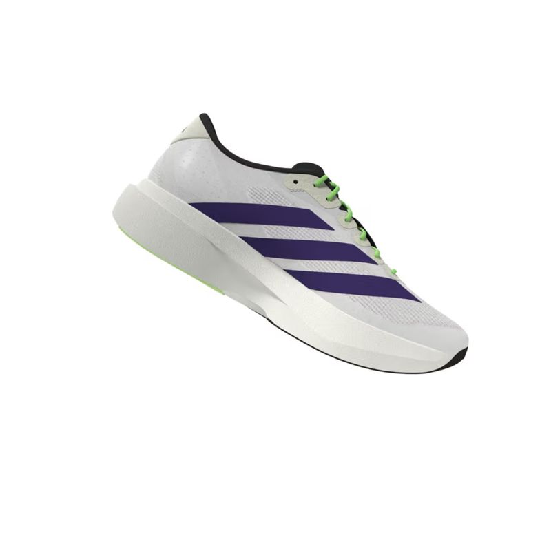 adidas Men Adizero Evo1 Comfort White Running Shoes (UK 7)