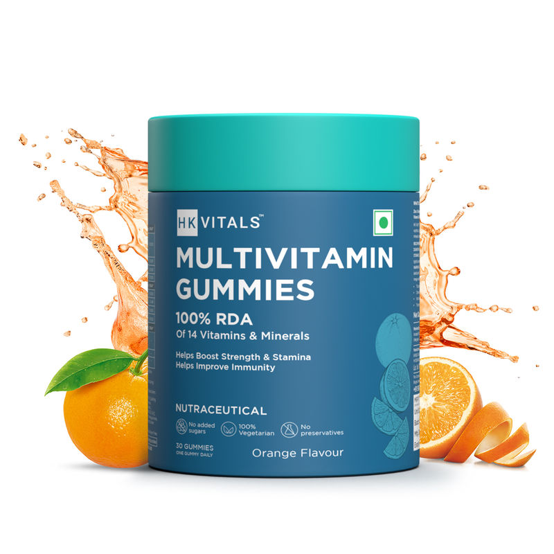 HealthKart HK Vitals Multivitamin Gummies Orange Flavour Buy
