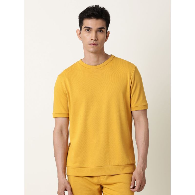 Rare Rabbit Abbel Primary Mustard T-Shirt (2XL)