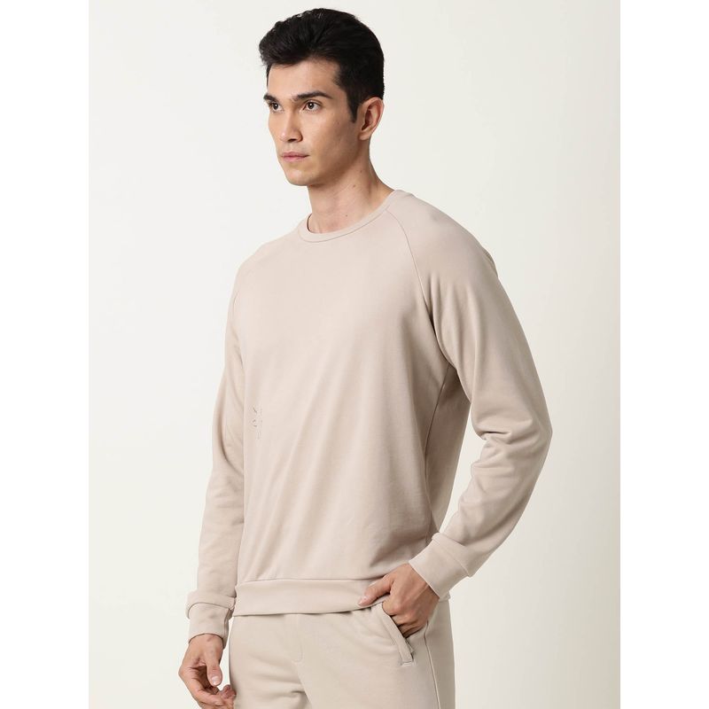 Rare Rabbit Arum Primary Beige Sweatshirt (L)