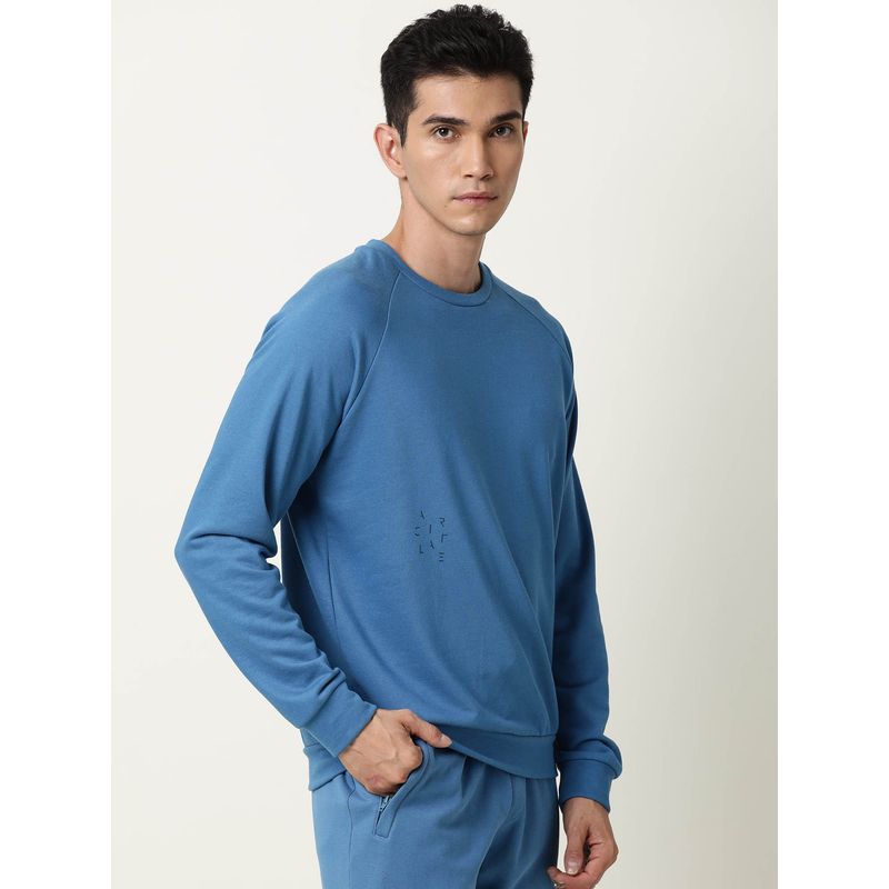 Rare Rabbit Arum Primary Teal Sweatshirt (XXS)