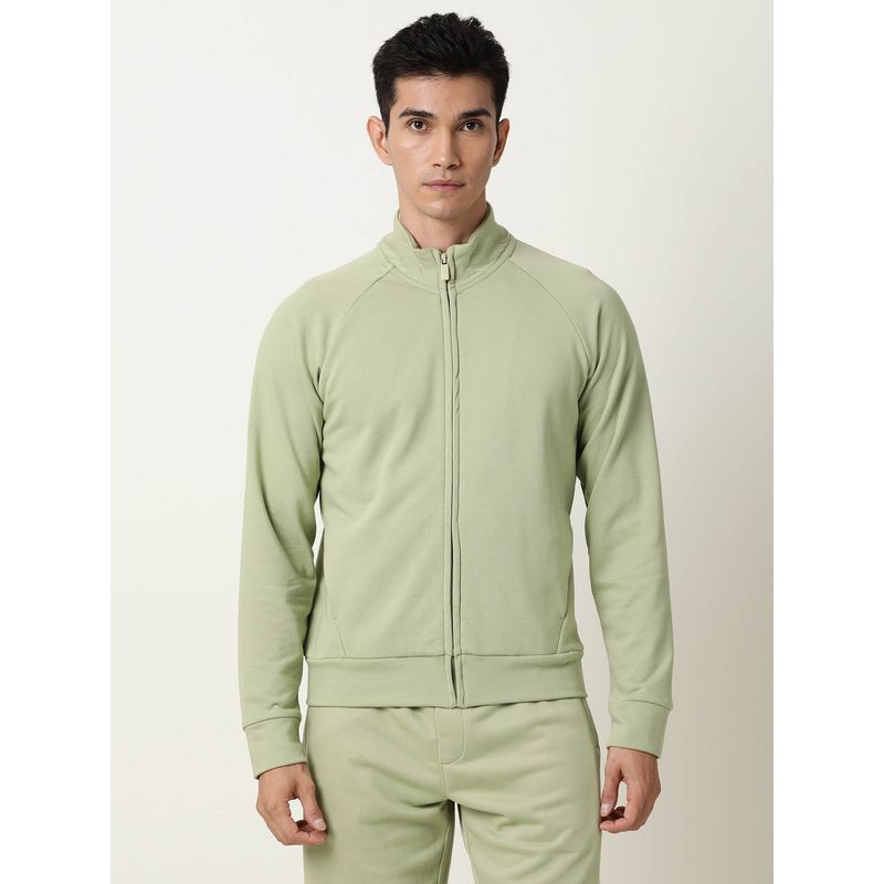 Rare Rabbit Azil Light Green Sweatshirt (M)