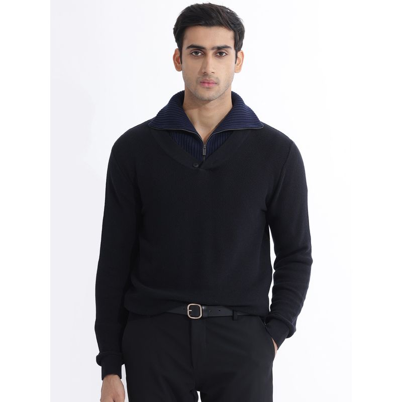 Rare Rabbit Breeze Primary Black Sweater (S)