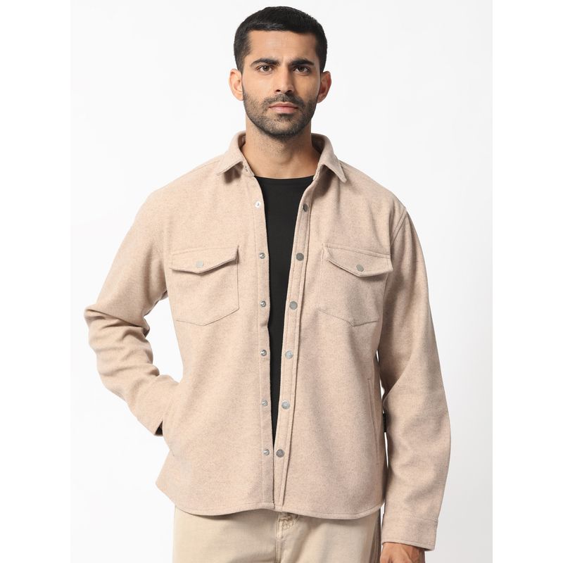 Rare Rabbit Cason Light Beige Jacket (XL)