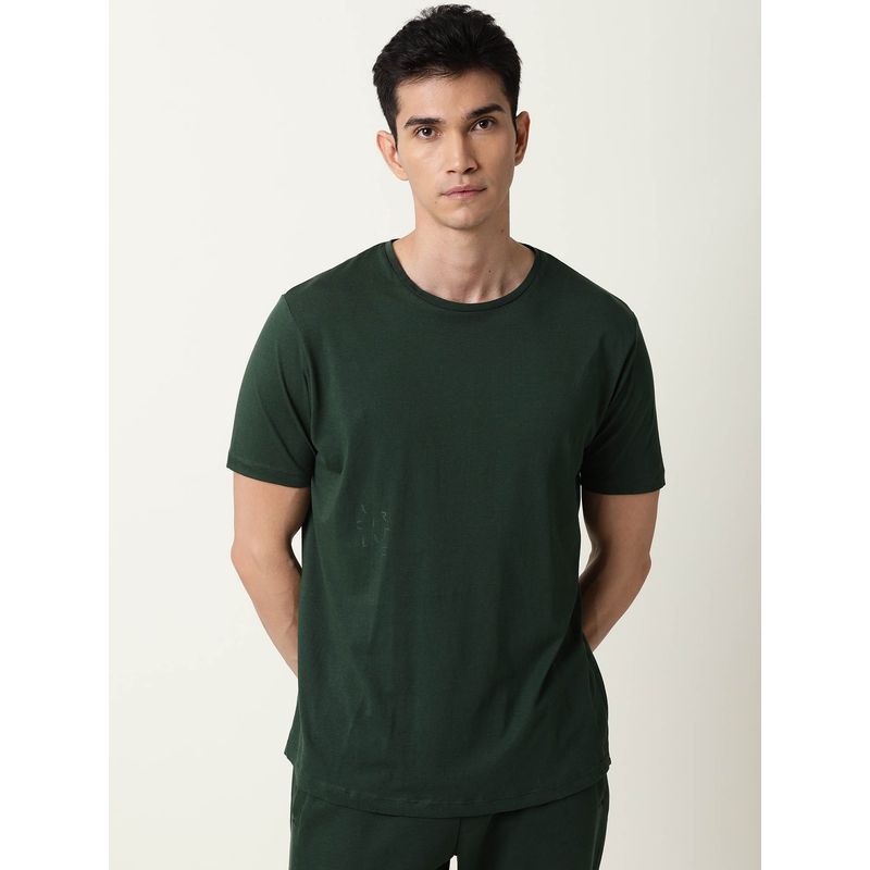 Rare Rabbit Caxel Dark Green T-Shirt (M)