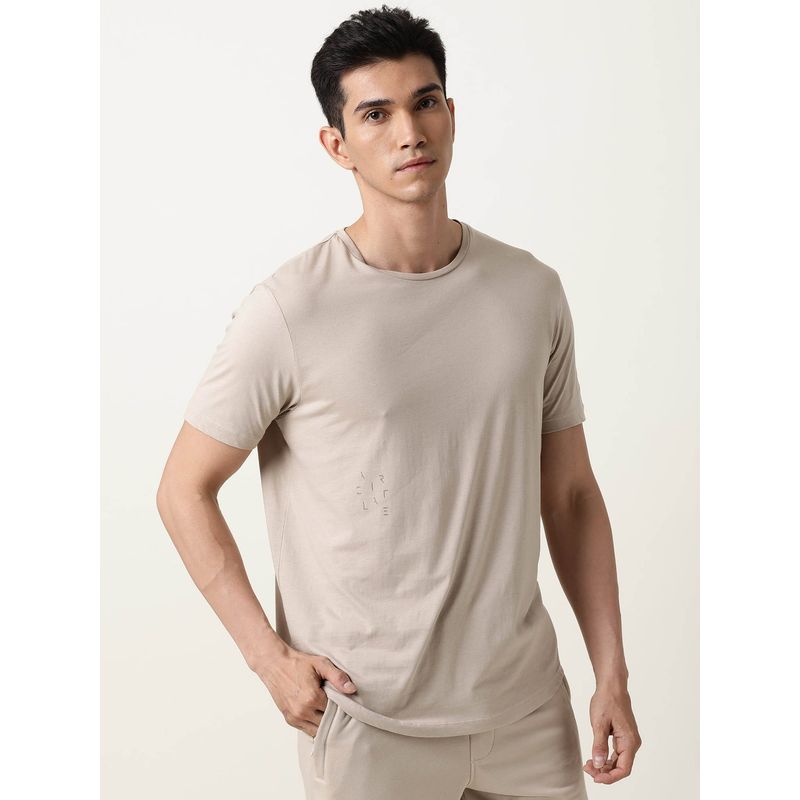 Rare Rabbit Caxel Primary Beige T-Shirt (XS)