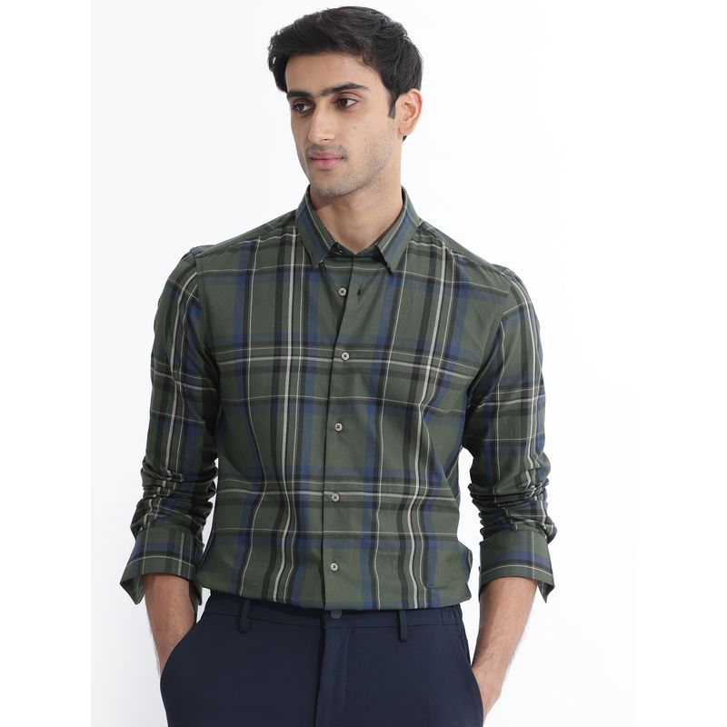 Rare Rabbit Cosen Dark Green Shirt (S)