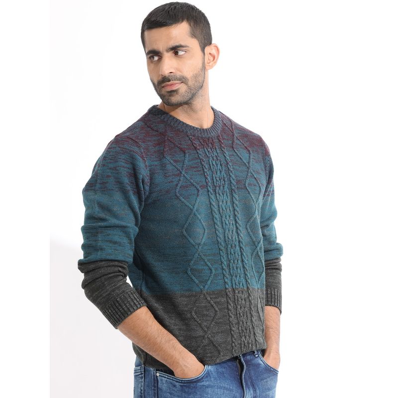 Rare Rabbit Grindle Primary Multi Sweater (L)