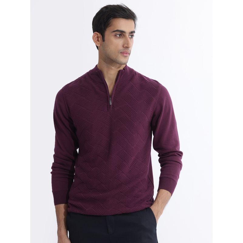 Rare Rabbit Troyo Primary Purple Sweater (M)