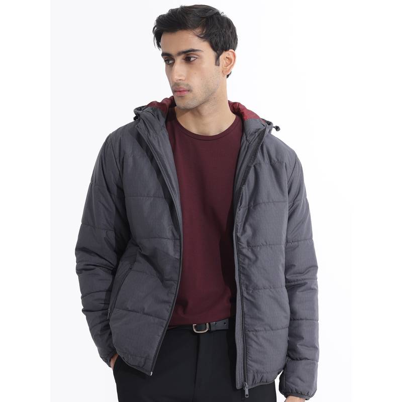 Rare Rabbit Grey Jacket Buy Rare Rabbit Vasto Dark Grey Jacket Online