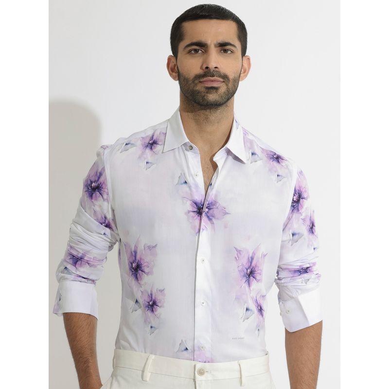 Rare Rabbit Vendar Primary White Shirt (3XL)