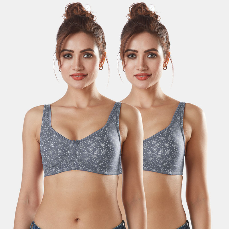 Sonari Ponds Non-padded Super Support Bra - Blue (32C)