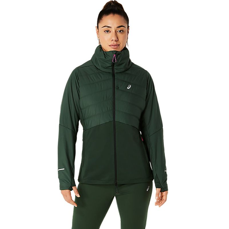 Buy ASICS Winter Run Green Womens Jacket Online