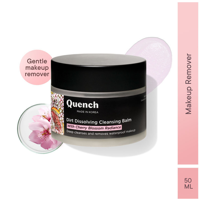 Quench Salicylic Acid Cleansing Balm with Cherry Blossom & Pearl Extracts (Makeup Remover)