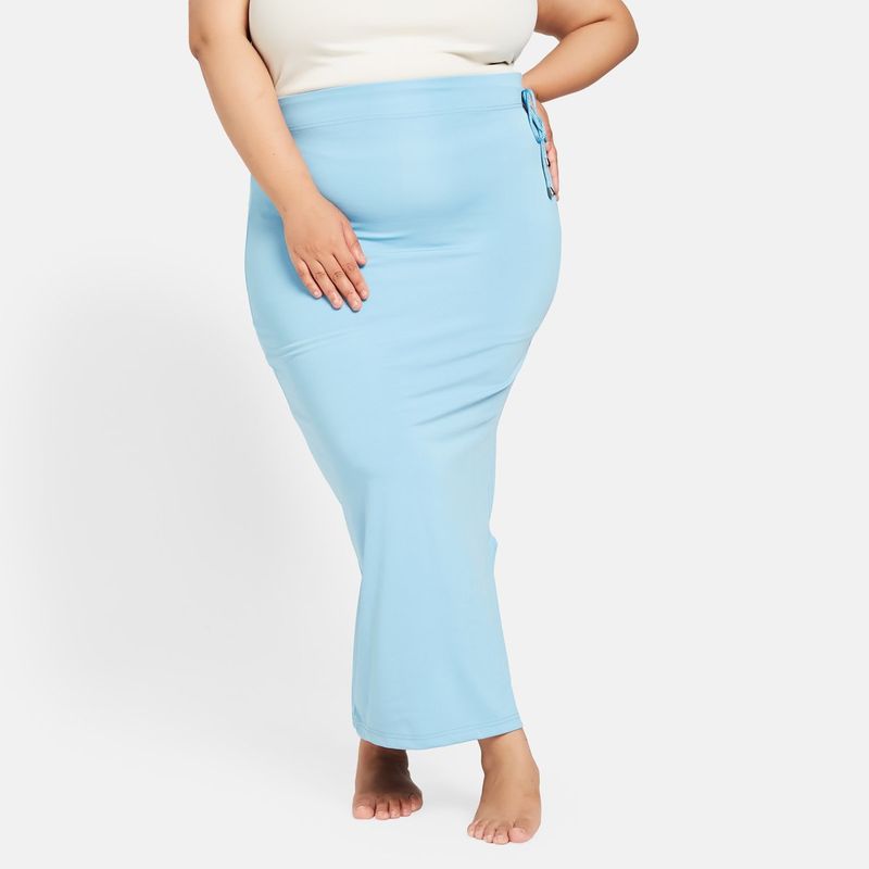 Secrets By ZeroKaata Plus Size Seamless Saree Petticoat with Side Drawstring (L)