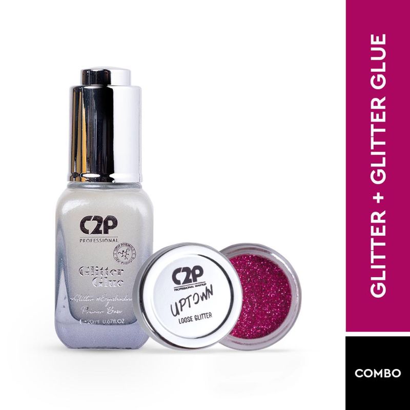 C2P Pro Sparkle Duo Glitter And Glue Kit - Catwalk