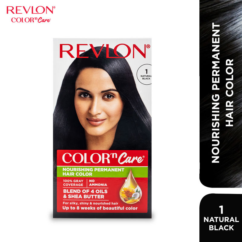 Revlon Color N Care Permanent Hair Color Cream - 1 Natural Black