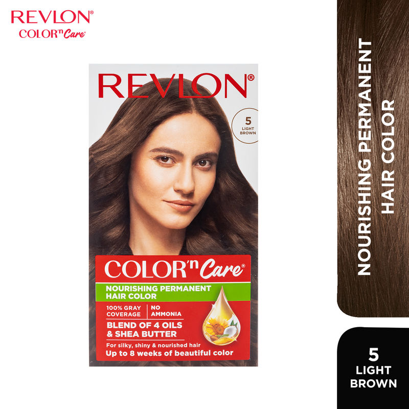 Revlon Color N Care Permanent Hair Color Cream - 5 Light Brown