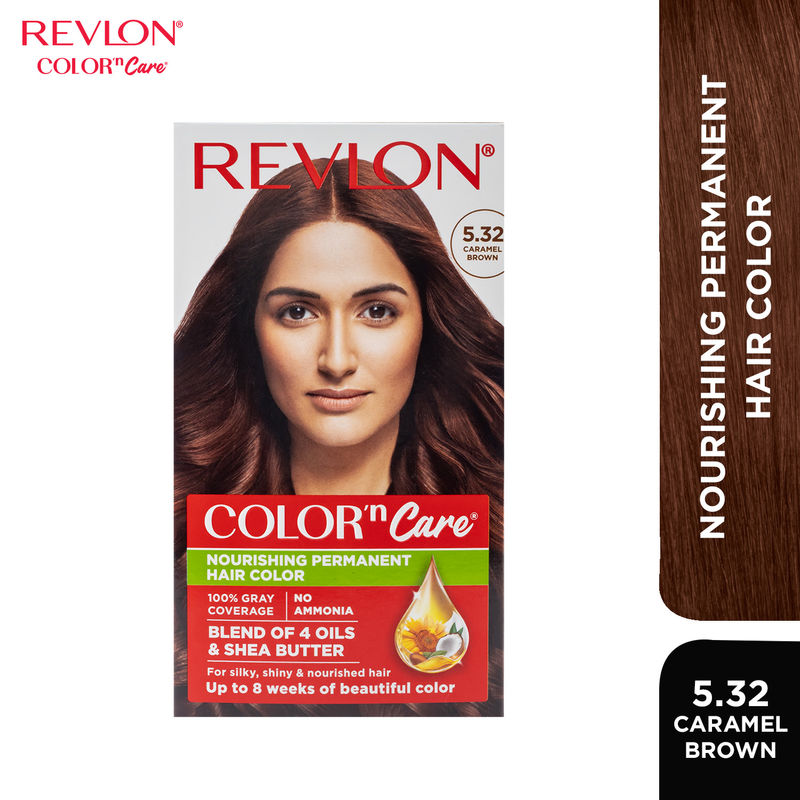 Revlon Color N Care Permanent Hair Color Cream - 5.32 Caramel Brown