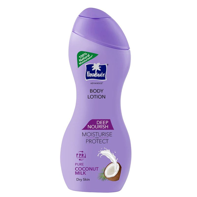 Parachute Advansed Deep Nourish Body Lotion For Women & Men - 100% Natural, 72h Moisturisation