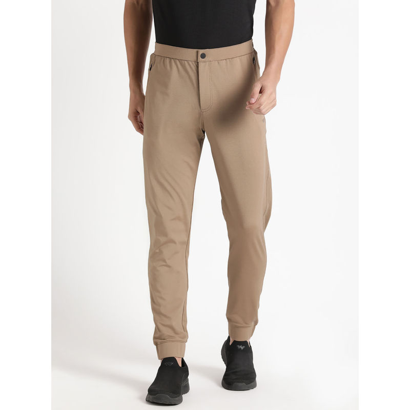 Wildcraft Mens Khaki Regular Track Pant (XL)