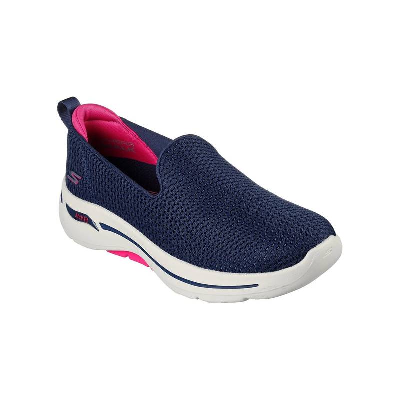 SKECHERS Go Wark Arch Fit - Hazel Sneakers Navy Blue (UK 4)