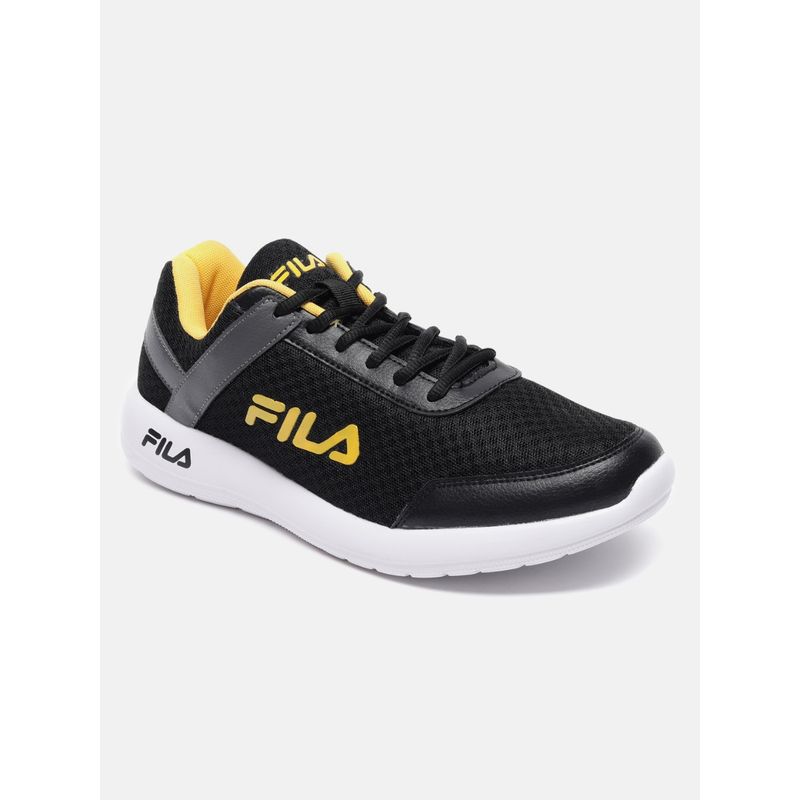 Fila shoes online black and yellow